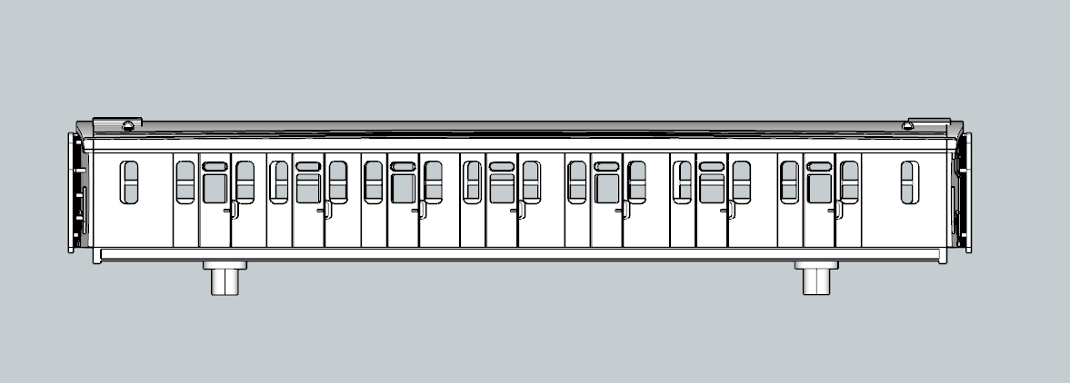(image for) (N) SR Bulleid 59ft 7 cmpt Comp - d2316